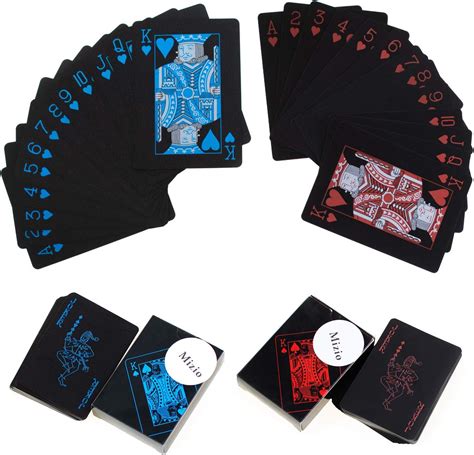 plastic poker cards